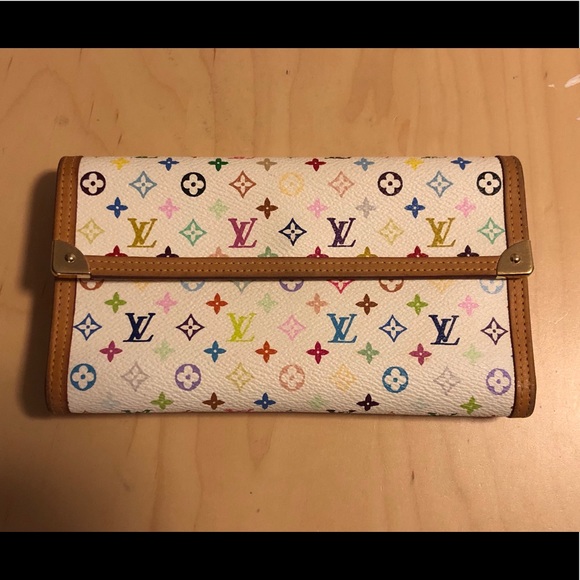 Louis Vuitton Multicolor Tresor Porte Porte Wallet - Picture 2 of 5